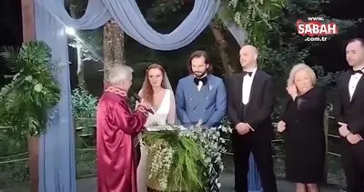 Ünlü oyuncu Başak Gümülcinelioğlu ile Çağrı Çıtanak’ın düğününden ilk kareler! | Video