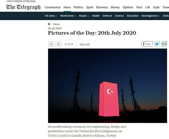 Türkiye’nin yerli otomobil atağı İngiliz basınında yer buldu