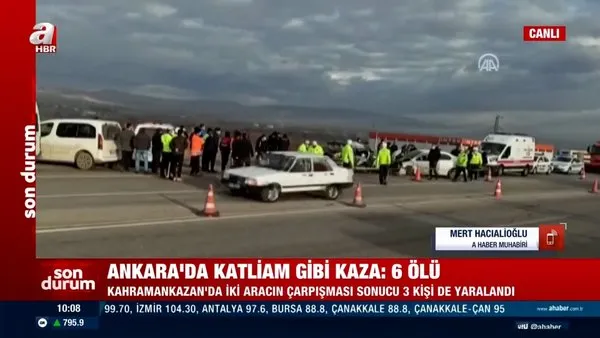 SON DAKİKA: Ankara'da katliam gibi kaza: 6 ölü! Olay yerinden ilk görüntüler... CANLI YAYIN