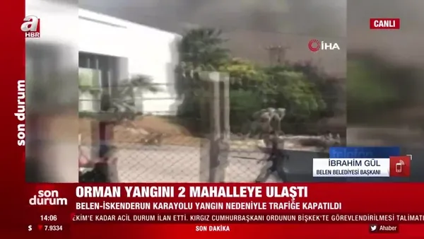 hatay orman yangini son durum hatay da orman yangini apartmanlara sicradi video