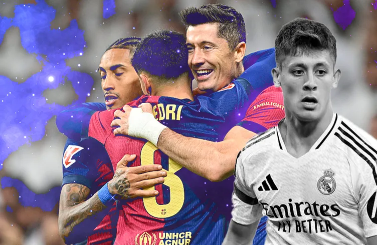 El Clasico’da tarihi fark! Barcelona, Real Madrid’i sahadan sildi | Arda Güler’in üzgün hali olay oldu...