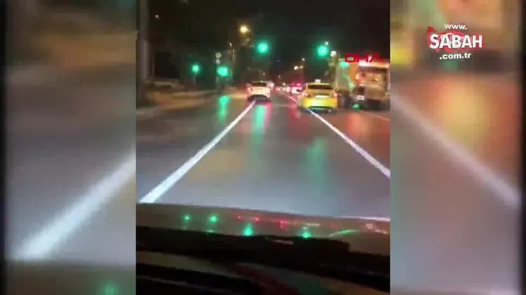 İstanbul Bağdat Caddesi'nde trafik magandası kamerada