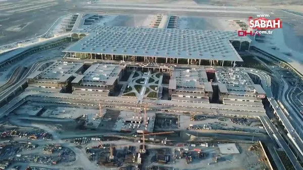 Tarihi açılış öncesi İstanbul Yeni Havalimanı havadan böyle görüntülendi