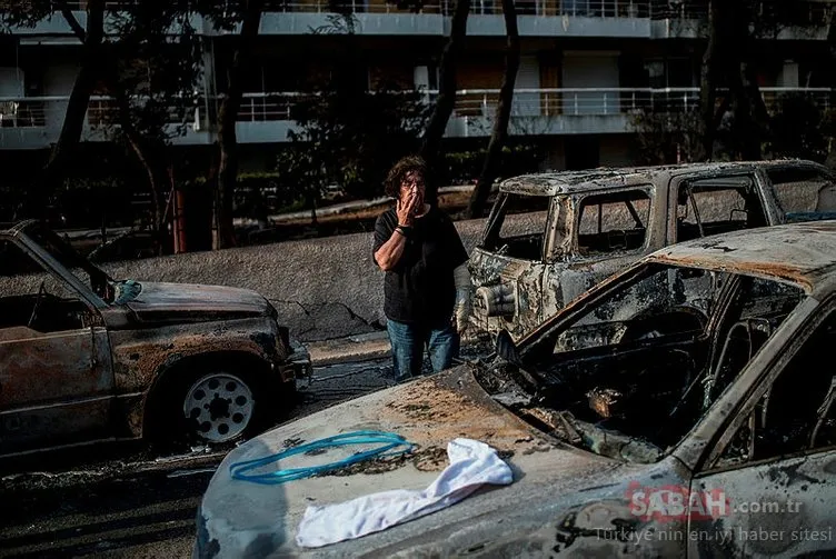 Son Dakika: Yunanistan’daki yangın faciasından dehşete düşüren kareler