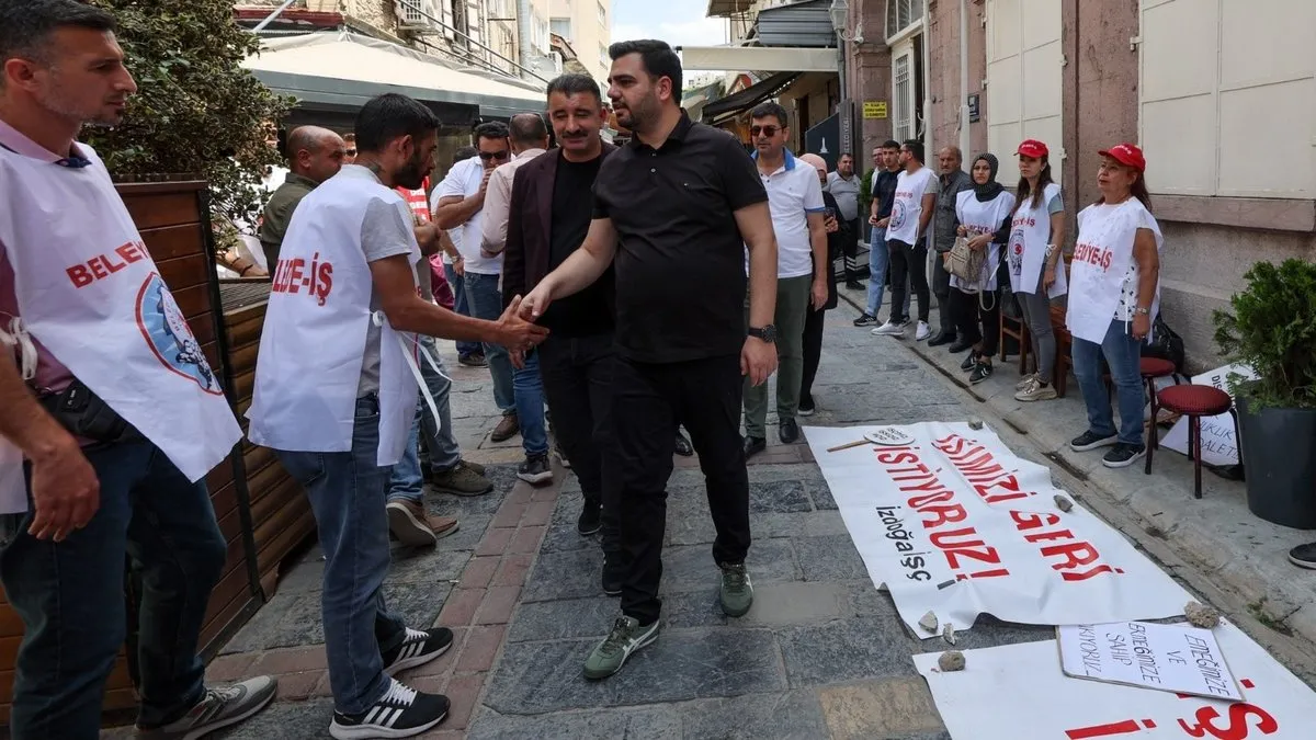Büyükşehir'de işten çıkarılan işçilere AK Parti'den destek Tugay'a çağrı Mazeret