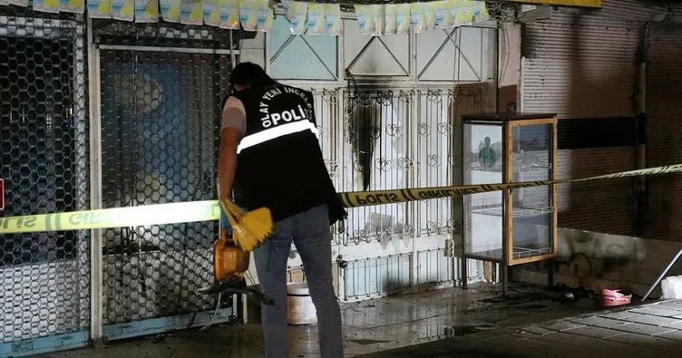 İzmir’de bir iş yerine molotoflu saldırı