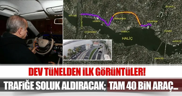 Kasımpaşa - Hasköy Tüneli hizmete açıldı!