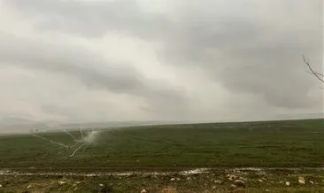 Pes dedirten olay! Yağmurlu havada kaçak elektrik kullanarak tarlasını suladı #mardin