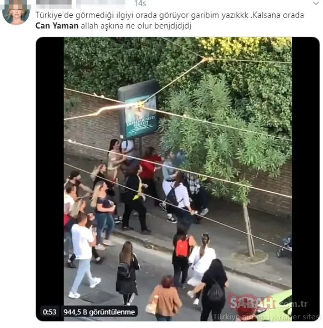 Can Yaman İtalya sokaklarında yürüyemedi! Can Yaman’a Türk takipçilerden tepki!