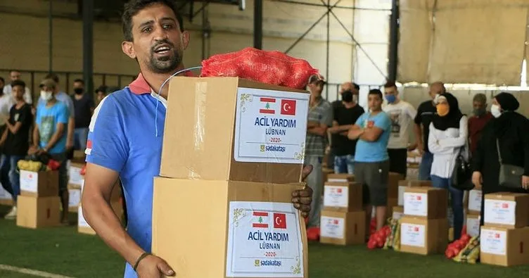 Lübnan’da 500 aileye gıda yardımı