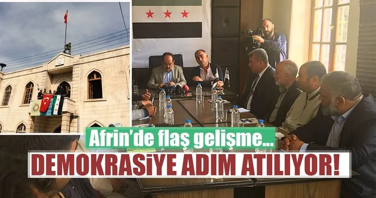 Afrin’de Geçici meclis kuruldu
