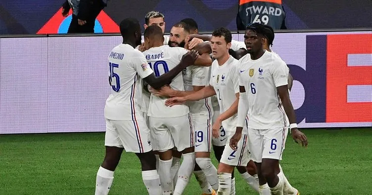 Son dakika: UEFA Uluslar Ligi’nde İspanya’yı yenen Fransa şampiyon oldu! Benzema ve Mbappe...