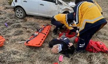 Nevşehir'de eşini bıçaklayıp kaçtı: Niğde’de kaza yapınca yakalandı! #nigde