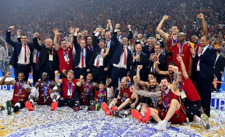 Galatasaray şampiyonluğu böyle kutladı