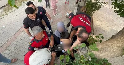 Şanlıurfa’da çocuğun kolu demir korkuluğa saplandı! #sanliurfa