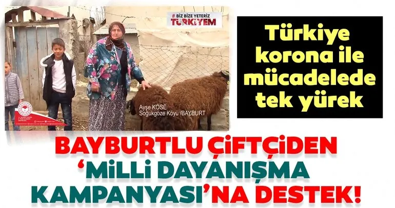 ’Milli Dayanışma Kampanyası’na Türkiye’nin her kesiminden destek! 2 koçunu bağışladı...