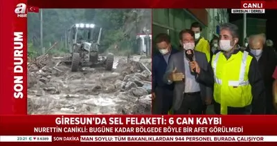 Son dakika! Giresun’daki sel felaketinin ardından Nurettin Canikli, A Haber’de konuştu | Video