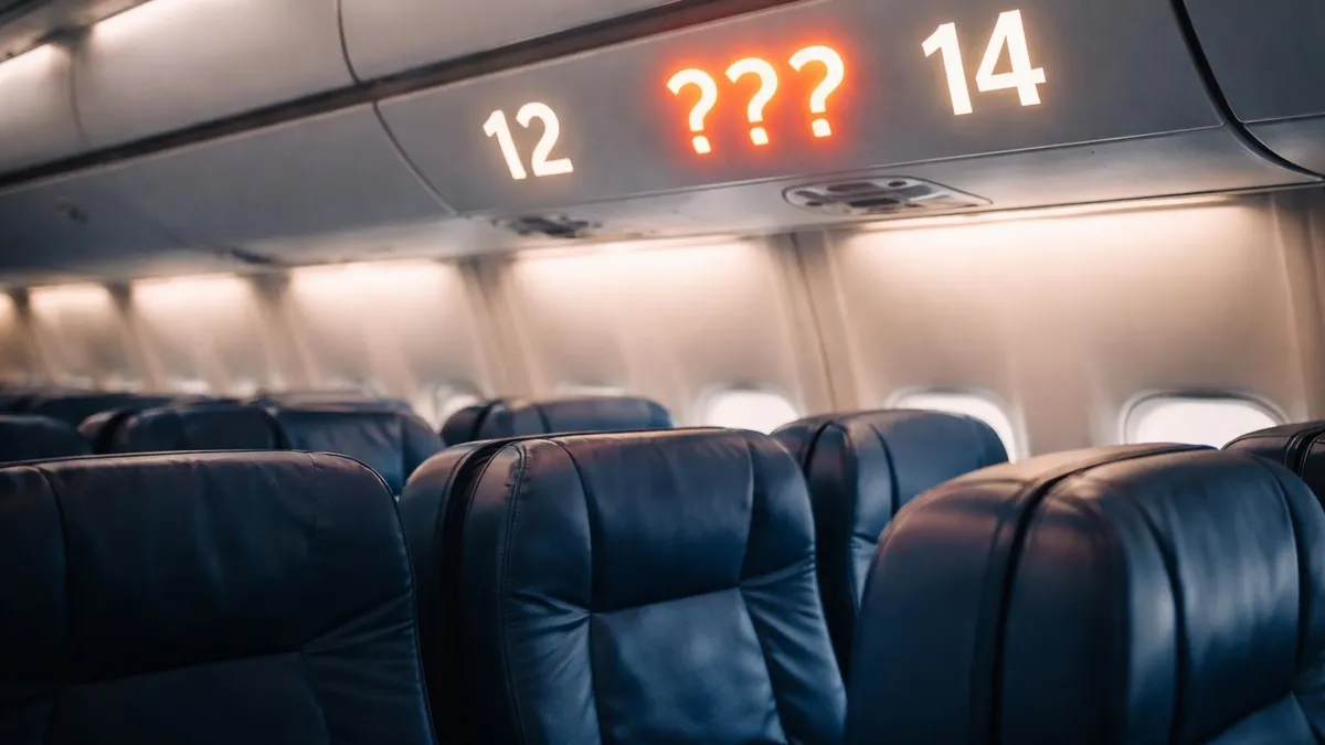 Uçaklarda Neden 13. Koltuk Yok? Meğer Sebebi Güvenlik Değilmiş!
