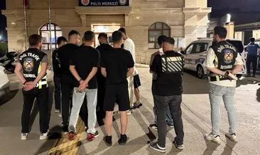 Eşkiya gibi yol kesip, trafiği tehlikeye soktular! Trafik magandalarına ceza yağdı #istanbul