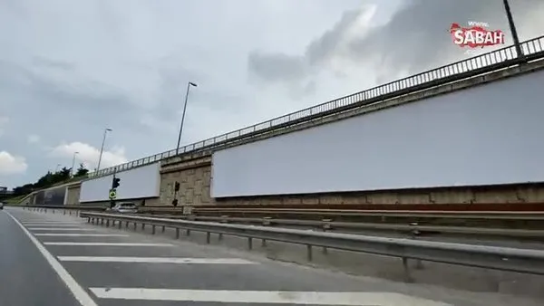 İBB dikey bahçeleri tek tek söktü: Grafitiden sonra şimdi de reklam panoları | Video