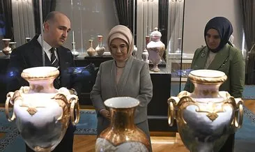 Ankara Palas’ın ilk ziyaretçisi Emine Erdoğan