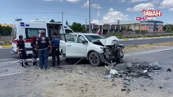 Cip, hafriyat kamyonuyla çarpıştı 1 ölü, 3 yaralı | Video