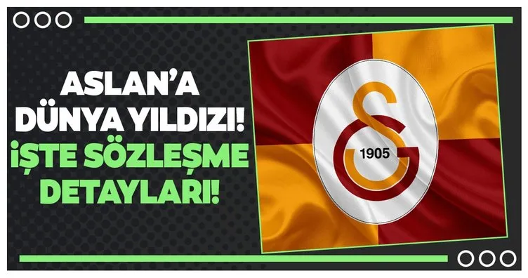 Galatasaray’a dünya yıldızı! İşte sözleşme detayları...
