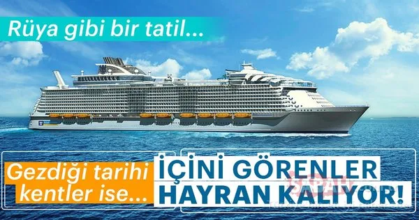 Rüya gibi bir tatil! Öyle yerleri geziyor ki...