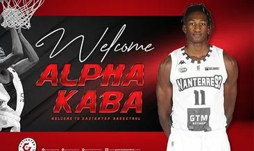 Gaziantep Basketbol, Fransız Alpha Kaba’yı kadrosuna kattı