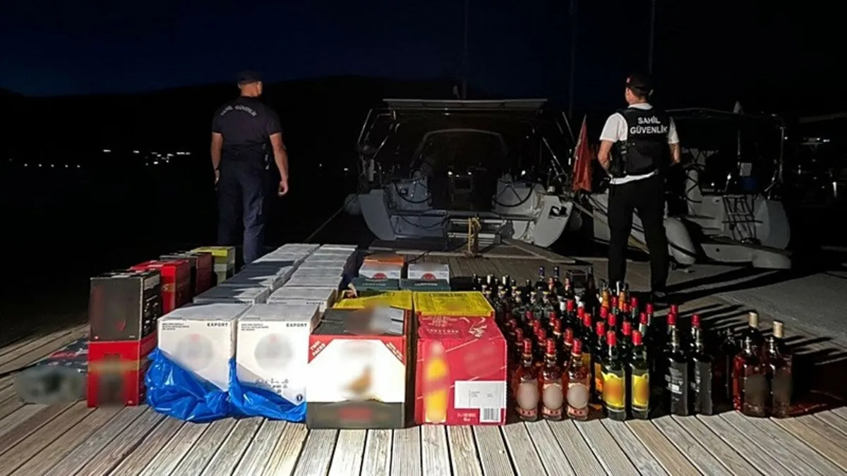 28 Bin Şişe Kaçak İçki Operasyonu: Değeri 10 Milyon TL
