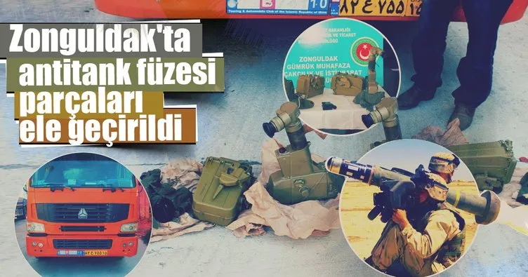 Zonguldak Limanında antitank füzesi yakalandı!