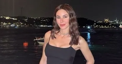 Defne Samyeli derin göğüs dekoltesi ile tedirgin etti! Frikik vermeye çok müsait