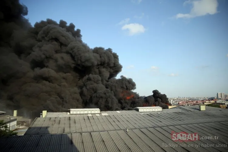 İstanbul’da iplik fabrikasında yangın!