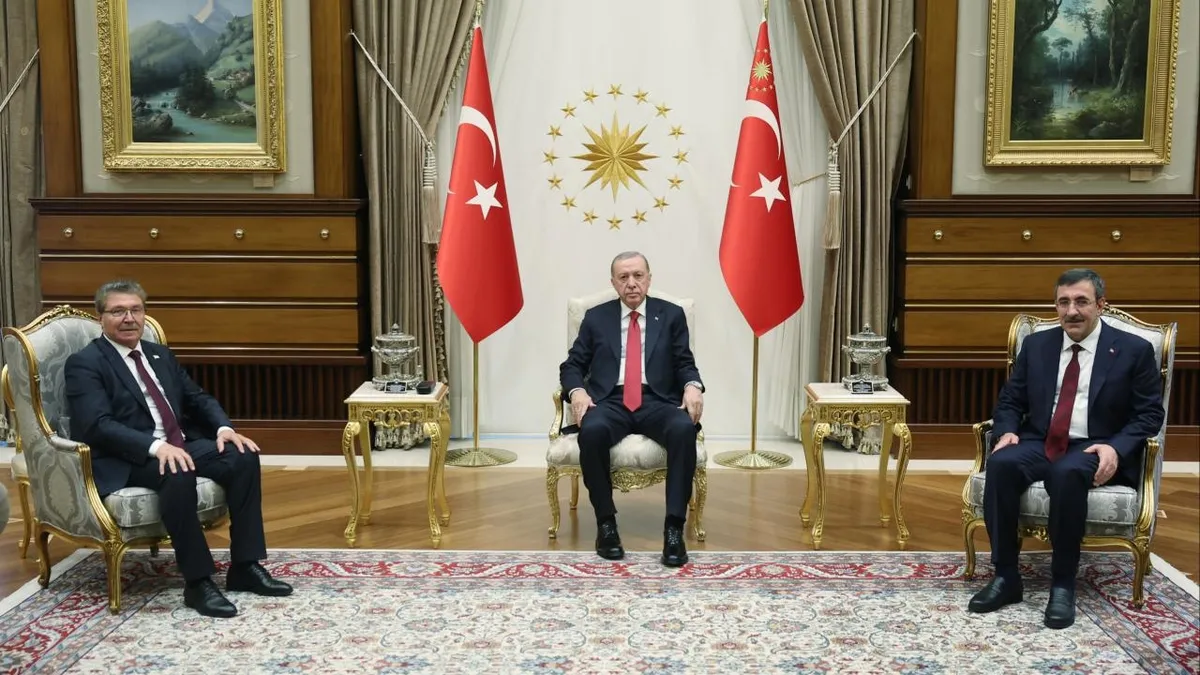 Başkan Erdoğan, KKTC Başbakanı Üstel’i kabul etti Başkan Erdoğan, KKTC Başbakanı Üstel’i kabul etti