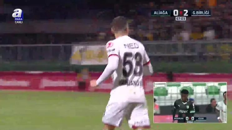 GOL |  Aliağa FK 0-3 Gençlerbirliği