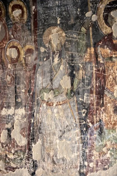 Kilisede ilk Türk Müslüman freskosu