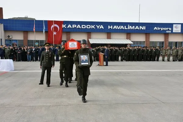 Şehit Pilot Üsteğmen Yasin Boy son yolculuğuna uğurlandı