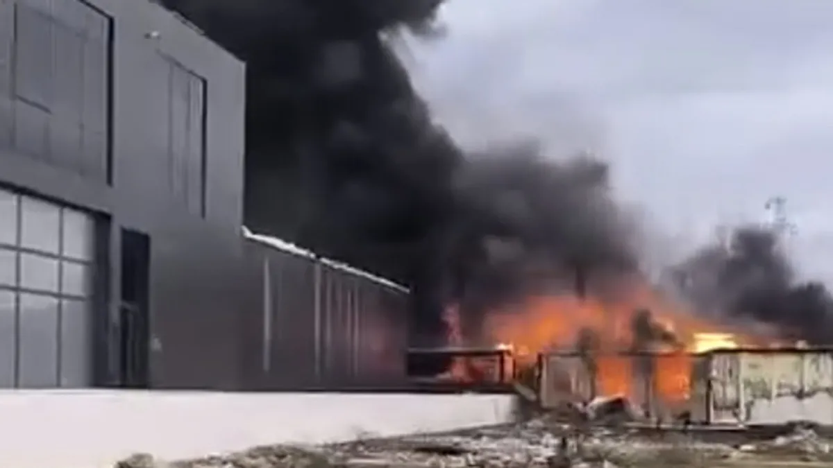 Şile’de işçi konteynerinde yangın: 1 ölü