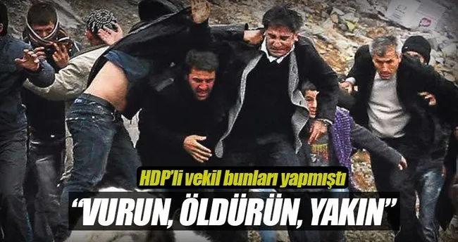 En ağır suçlama o HDP’li vekile’
