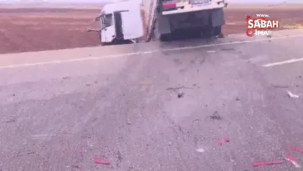 Diyarbakır’da tır ile traktör çarpıştı: 1 ölü, 1 yaralı | Video