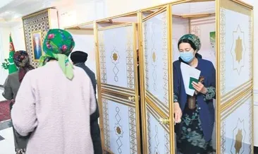 Türkmenistan halkı sandık başına gitti