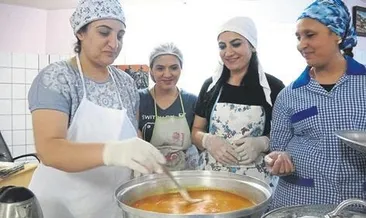 Yöresel Kazdağı çorbasını öğrendiler