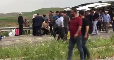 Diyarbakır’da feci kaza: 14 kişi yaralandı