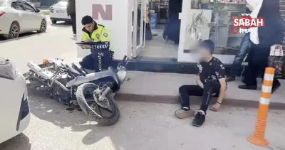 Anne ve kızına çarpan 12 yaşındaki motosikletli: Babam beni öldürür | Video