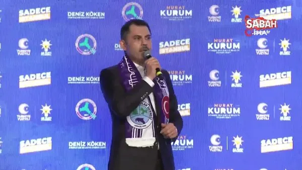 Eyüpsultan’da konuşan Murat Kurum: “Biz 230 km söz verip 8 km yapanlardan değiliz” | Video