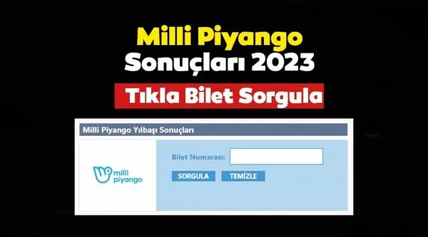 Milli Piyango bilet sorgulama Milli Piyango sonuçları 2022 ...