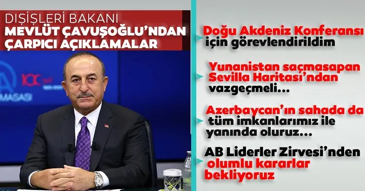 Son dakika: Dışişleri Bakanı Mevlüt Çavuşoğlu’ndan gündeme dair flaş açıklamalar!