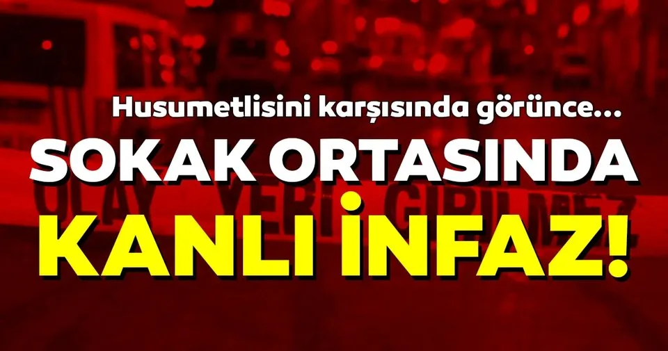 İzmir'de sokak ortasında kanlı infaz!