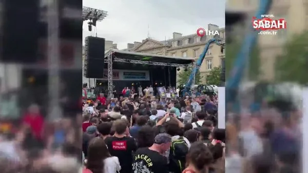 Fransa'da aşırı sağ protesto edildi | Video