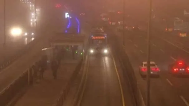 İstanbul’da yoğun sis etkili oluyor